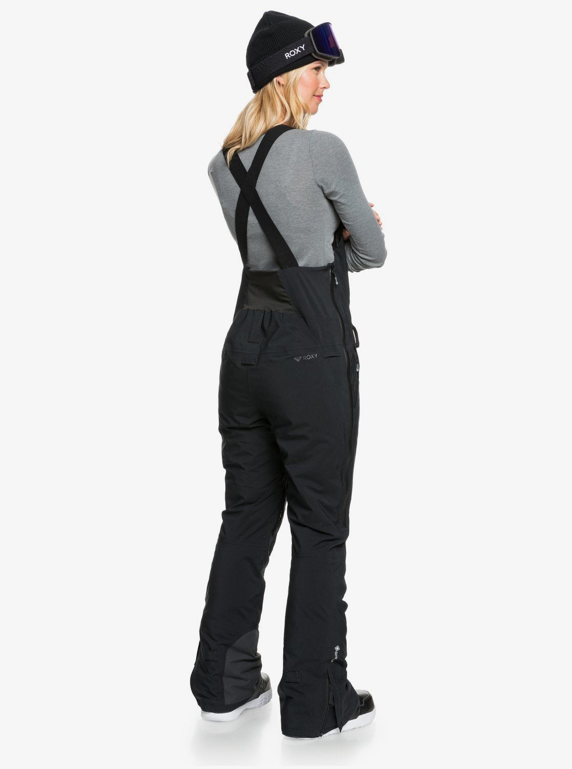 Roxy Womens GORE-TEX® Stretch Prism Snow Bib Pants True black