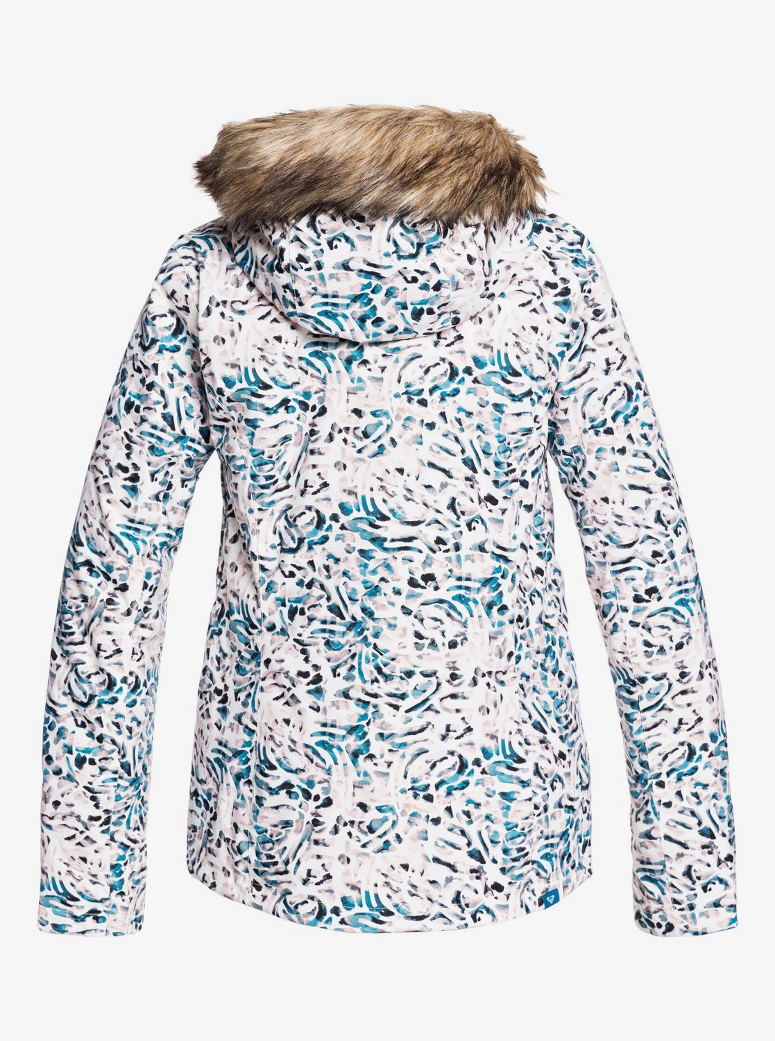 Roxy Womens Jet Ski Snow Jacket Bright white izi