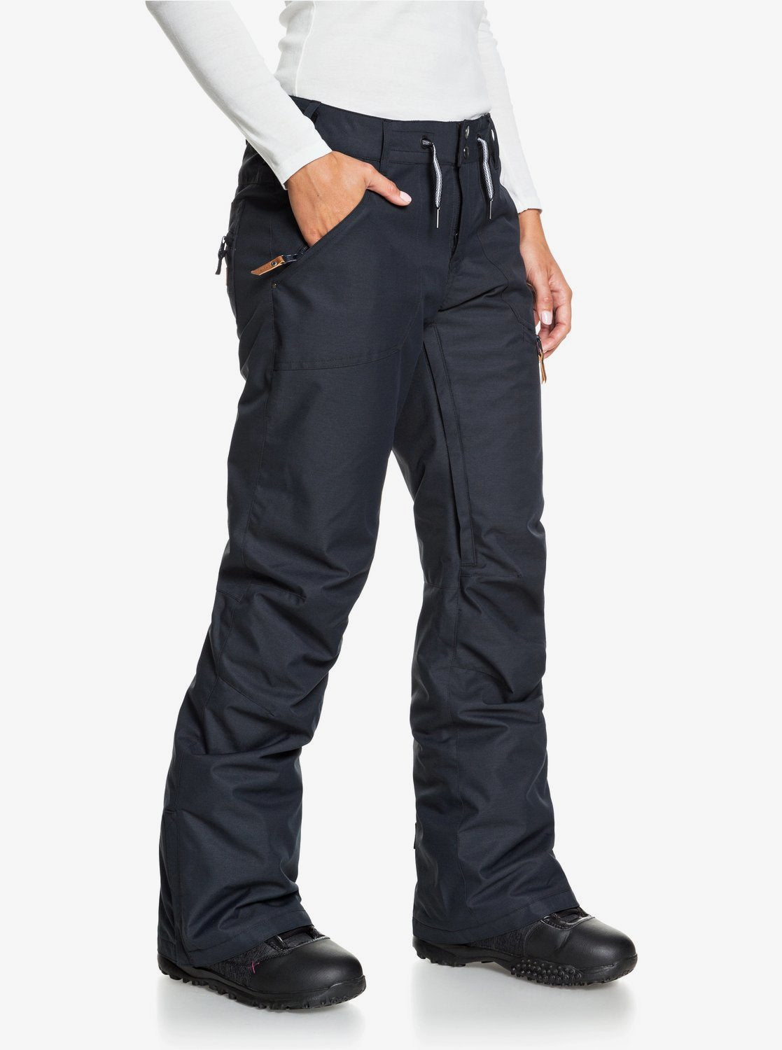 Roxy Womens Nadia Snow Pants True black