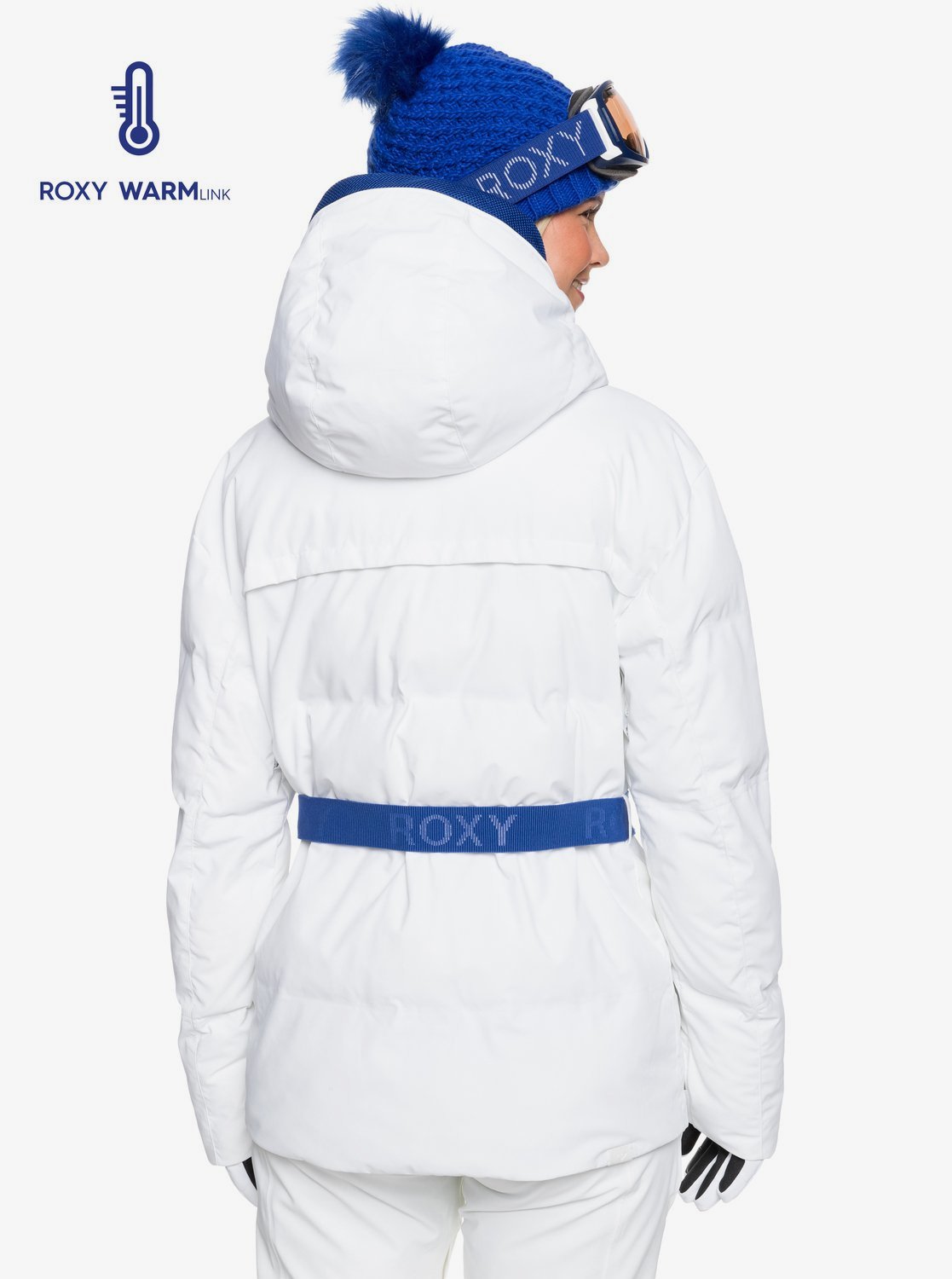 Roxy Womens ROXY Premiere Snow Jacket Bright white