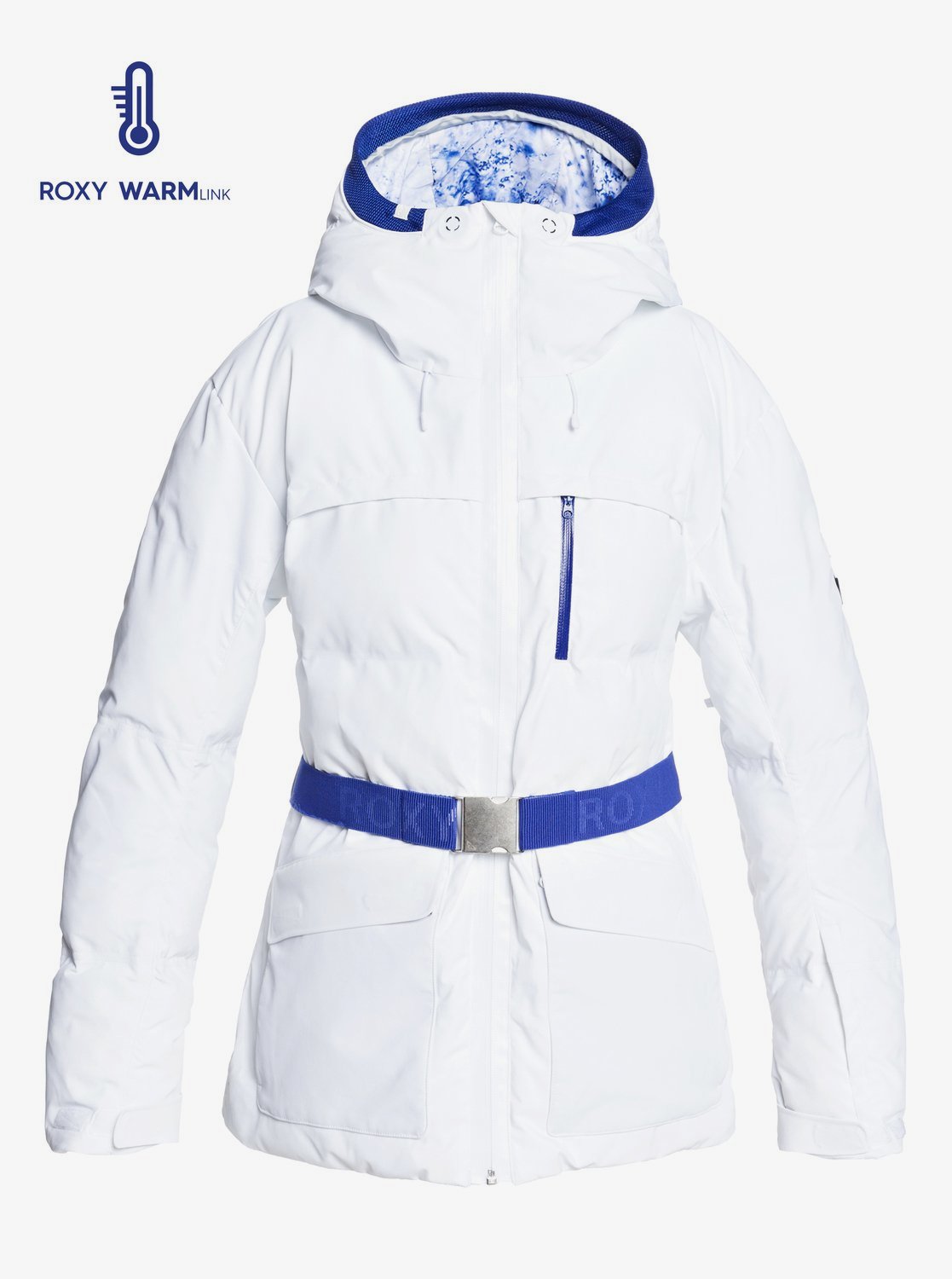 Roxy Womens ROXY Premiere Snow Jacket Bright white