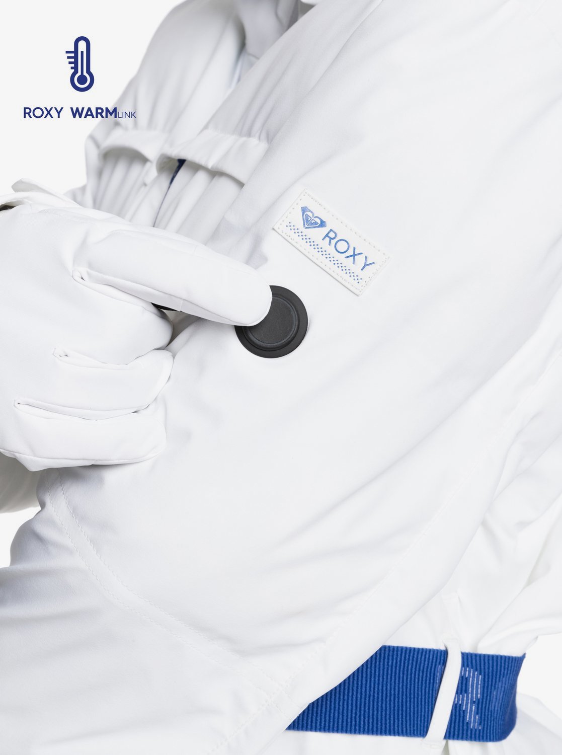 Roxy Womens ROXY Premiere Snow Jacket Bright white