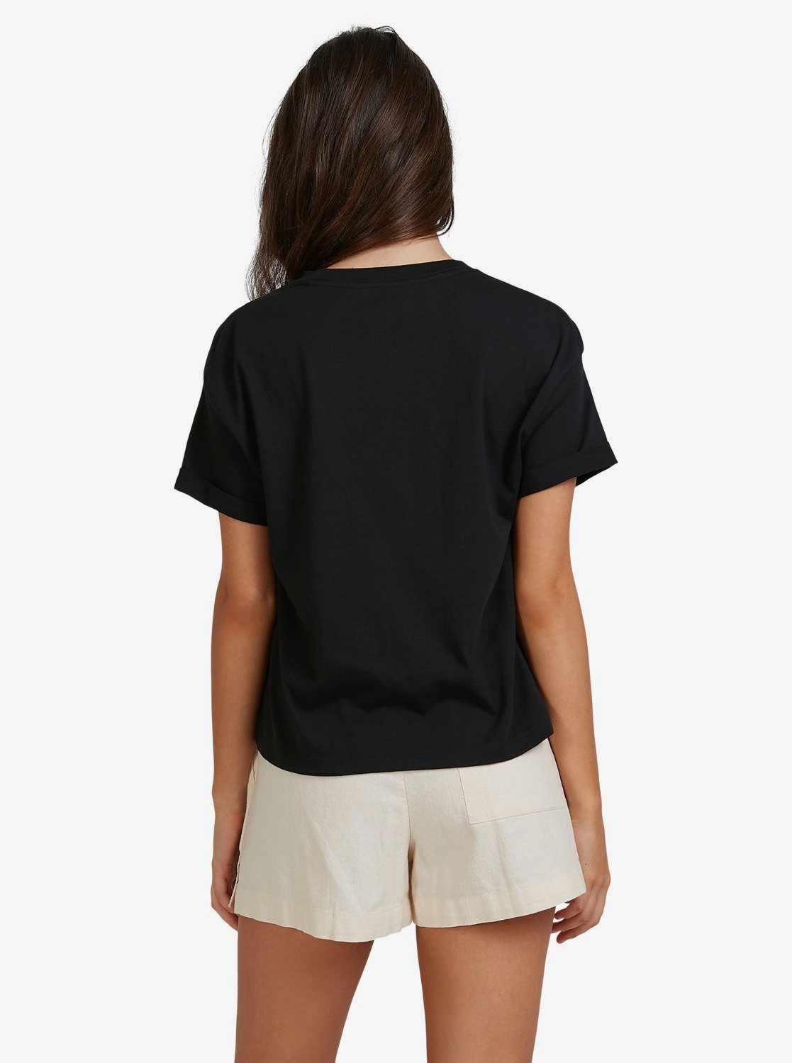 Roxy Womens Surfing In Sunshine T-Shirt Anthracite