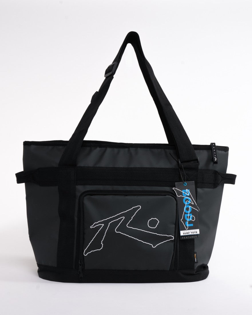 Rusty Boodj Technical Surf Tote Bag BLACK