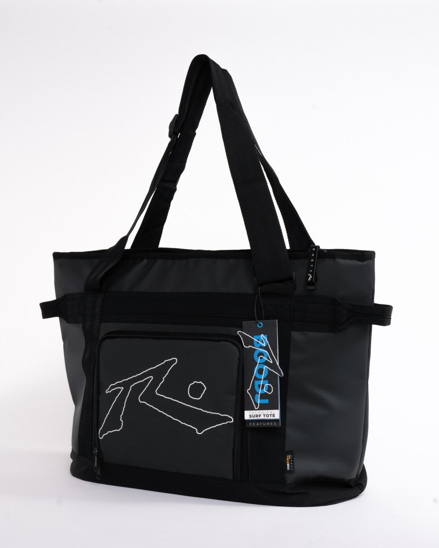 Rusty Boodj Technical Surf Tote Bag BLACK
