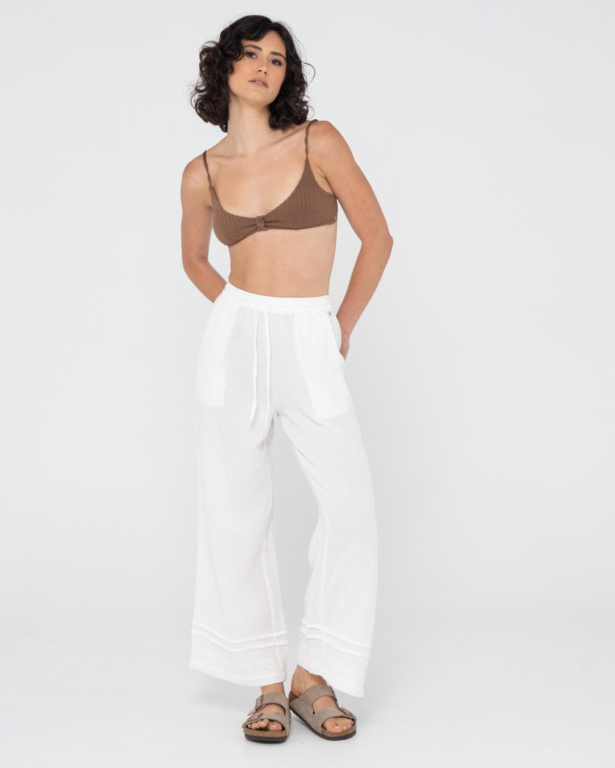 Rusty Esperance Beach Pant WHITE
