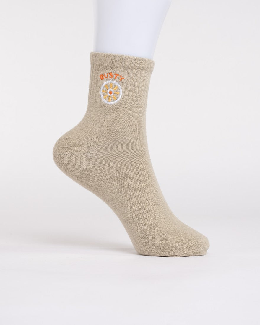 Rusty Fancy Day Crew 3-sock Pack MULTI
