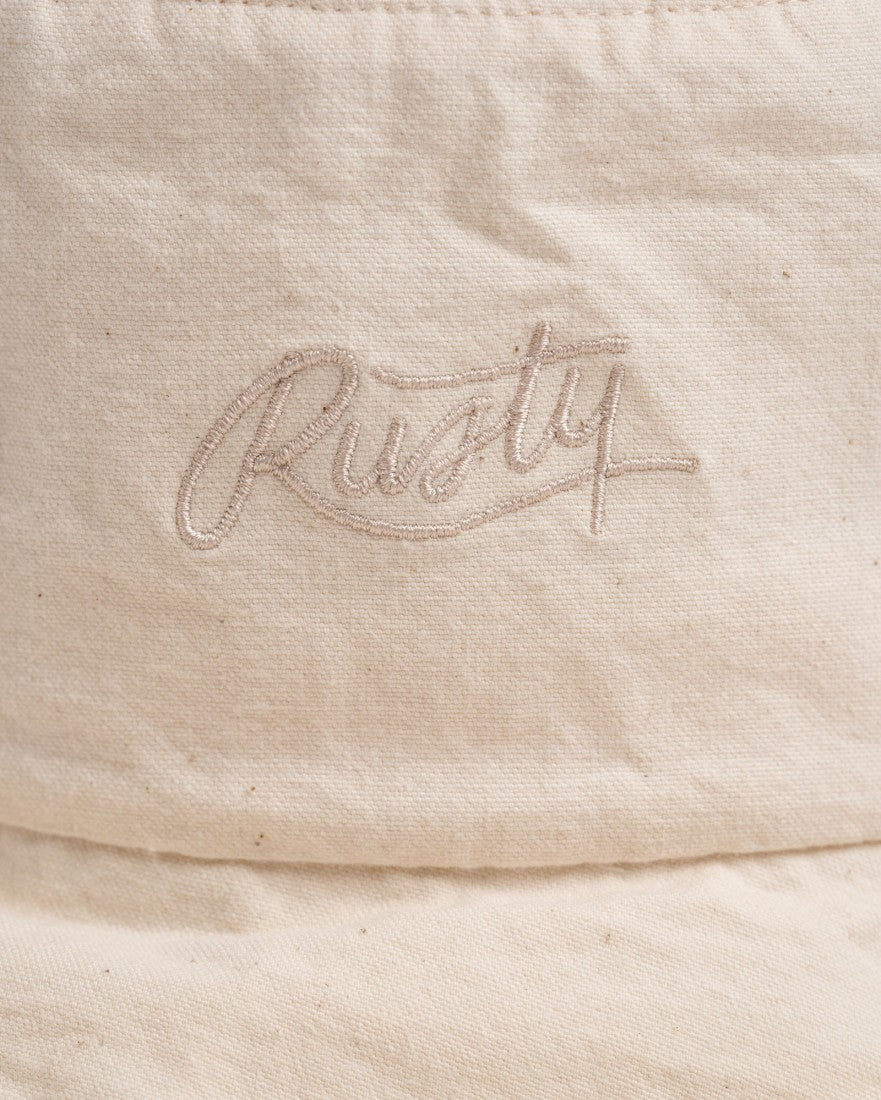 Rusty Gleam Organic Bucket Hat NATURAL