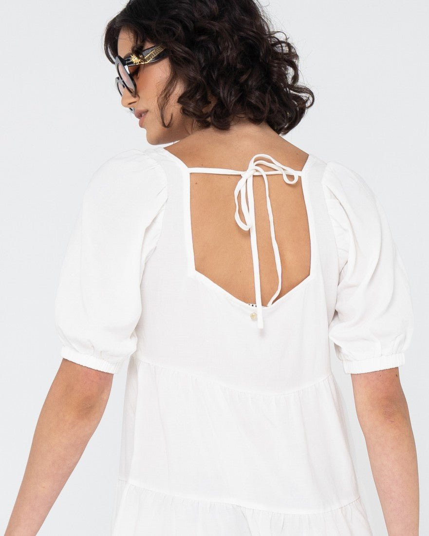 Rusty Paradiso Mini Dress WHITE