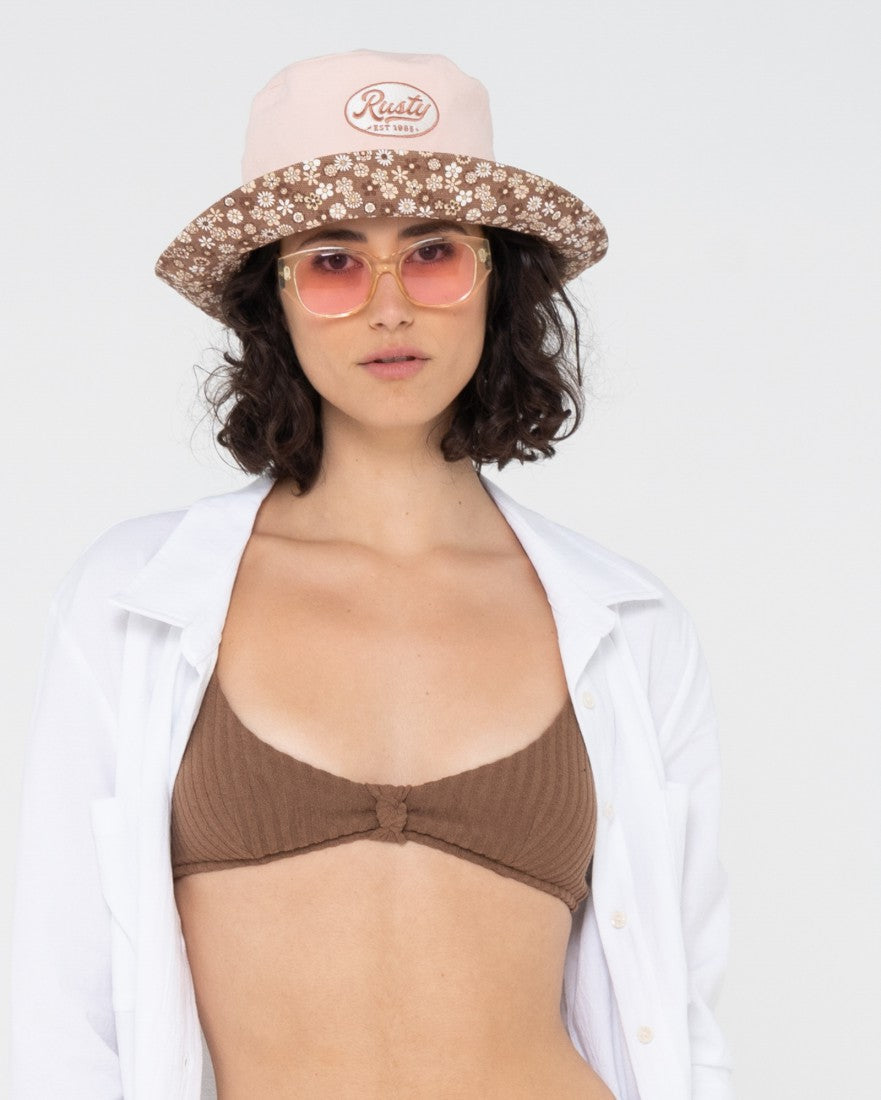 Rusty Vacay Time Reversible Bucket Hat VINTAGE PINK