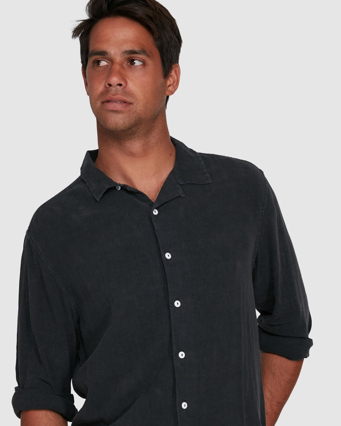 RVCA BEAT LONG SLEEVE TOP Black