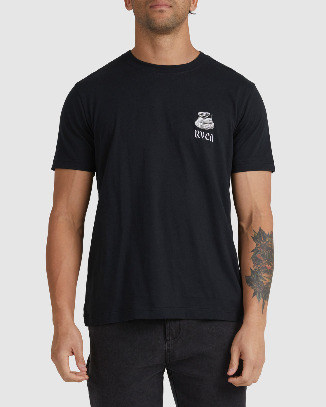 RVCA BEAUTIFUL DANGER SS TEE BLACK