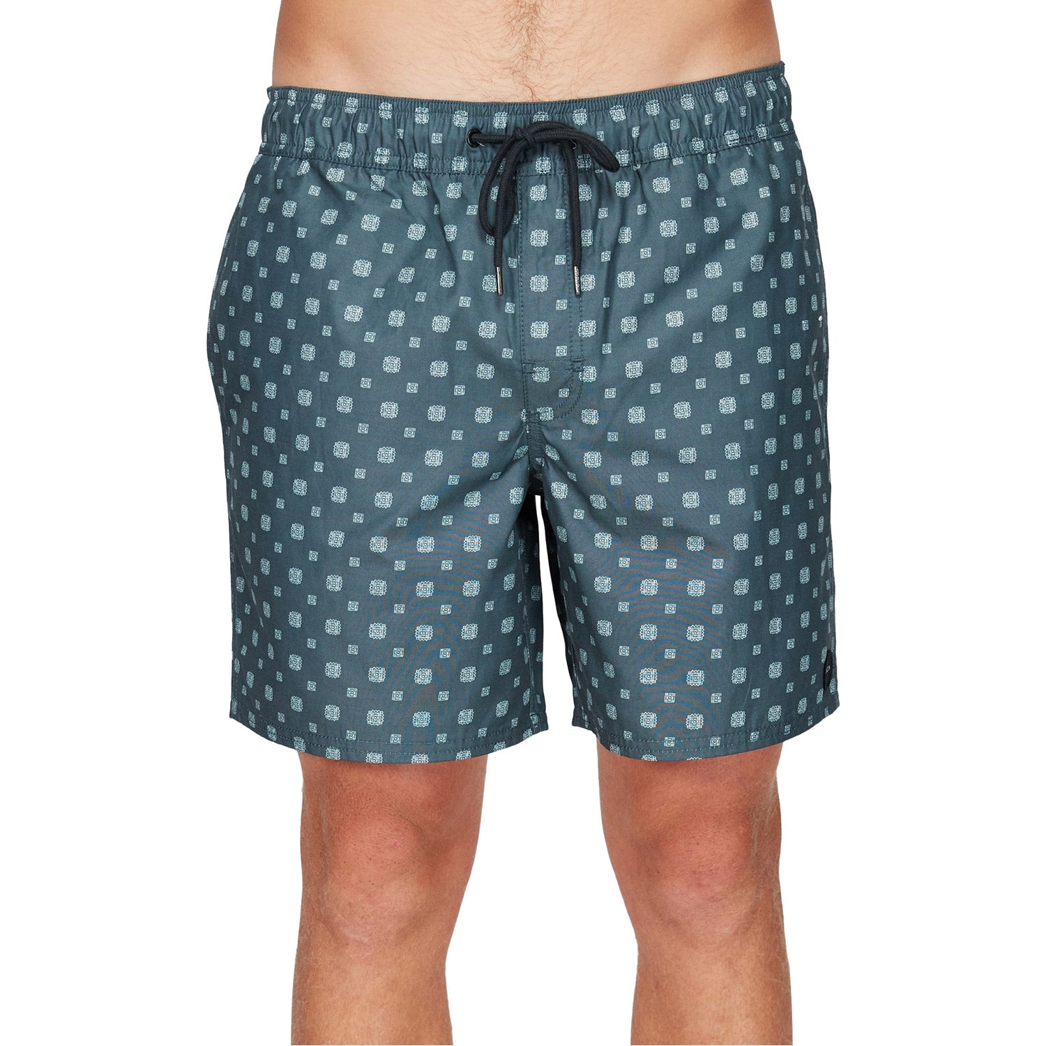 RVCA Cedar Elastic Board Short Pirate Black