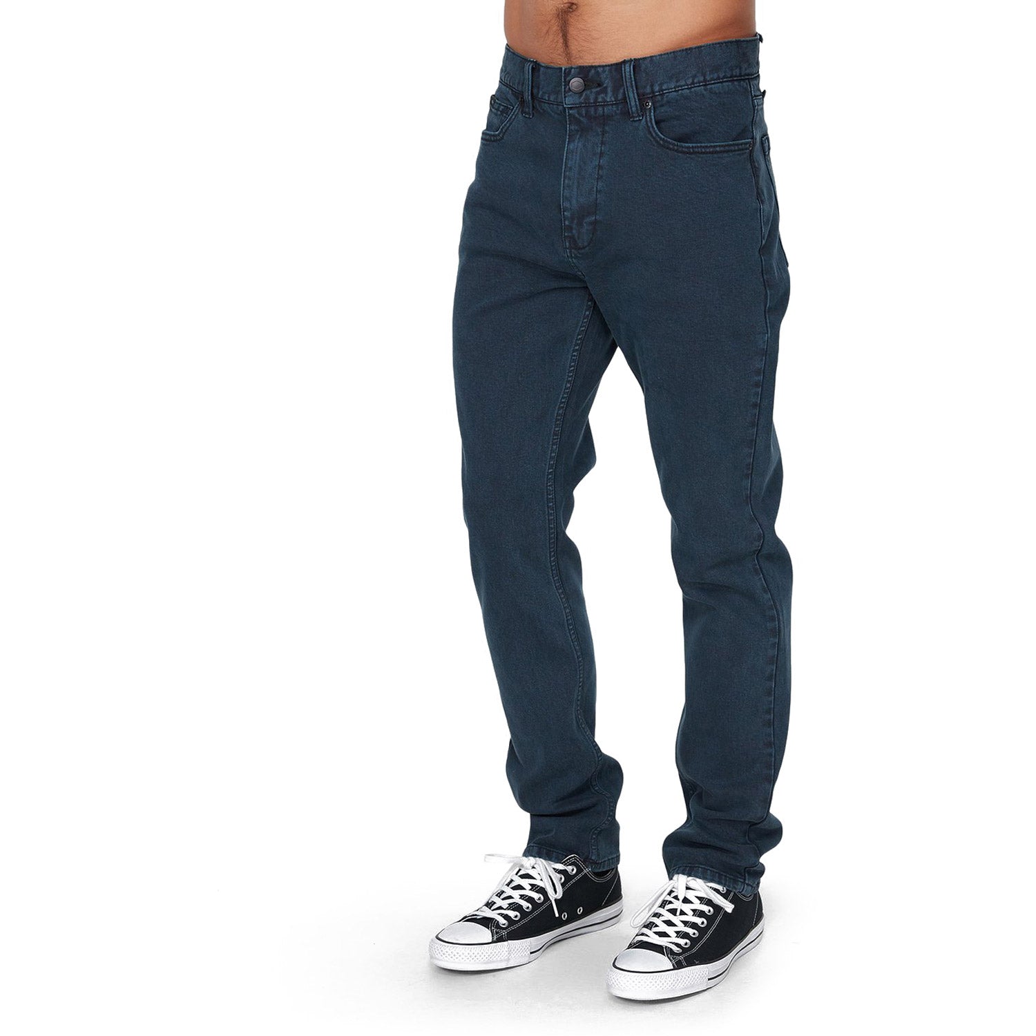 RVCA Daggers Denim Pant Blue Black