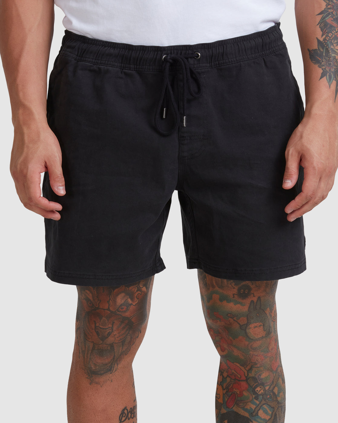 RVCA Escape Elastic Walkshorts 17” BLACK