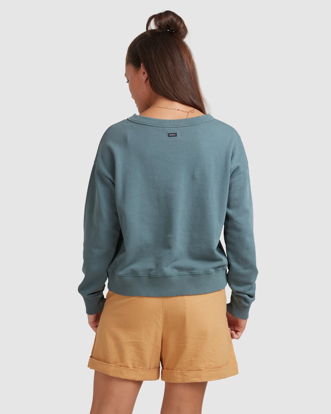 RVCA FLIP N FLOCK CREW Balsam green