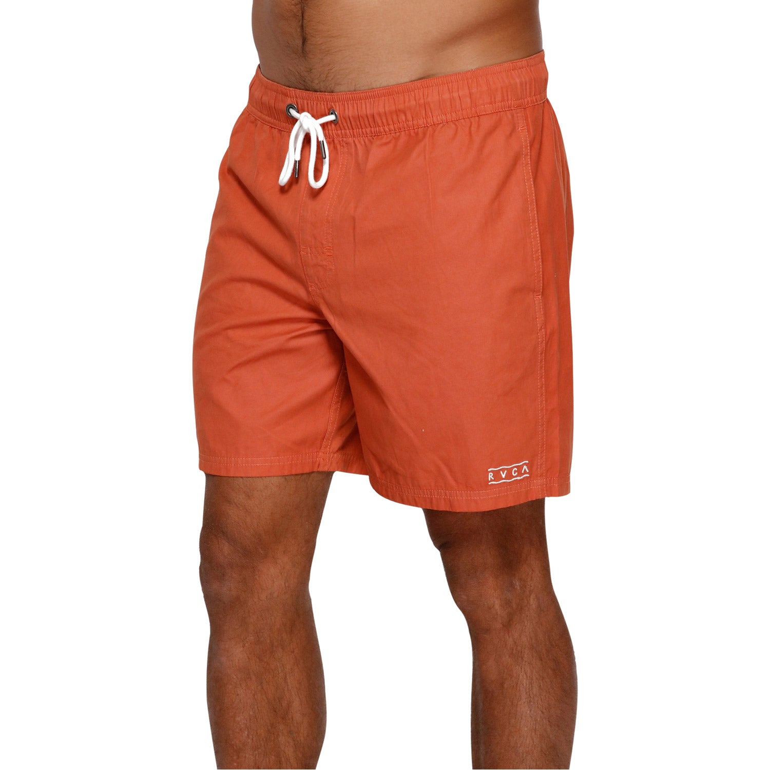 RVCA Gerrard Elastic Board Short Orange Rust