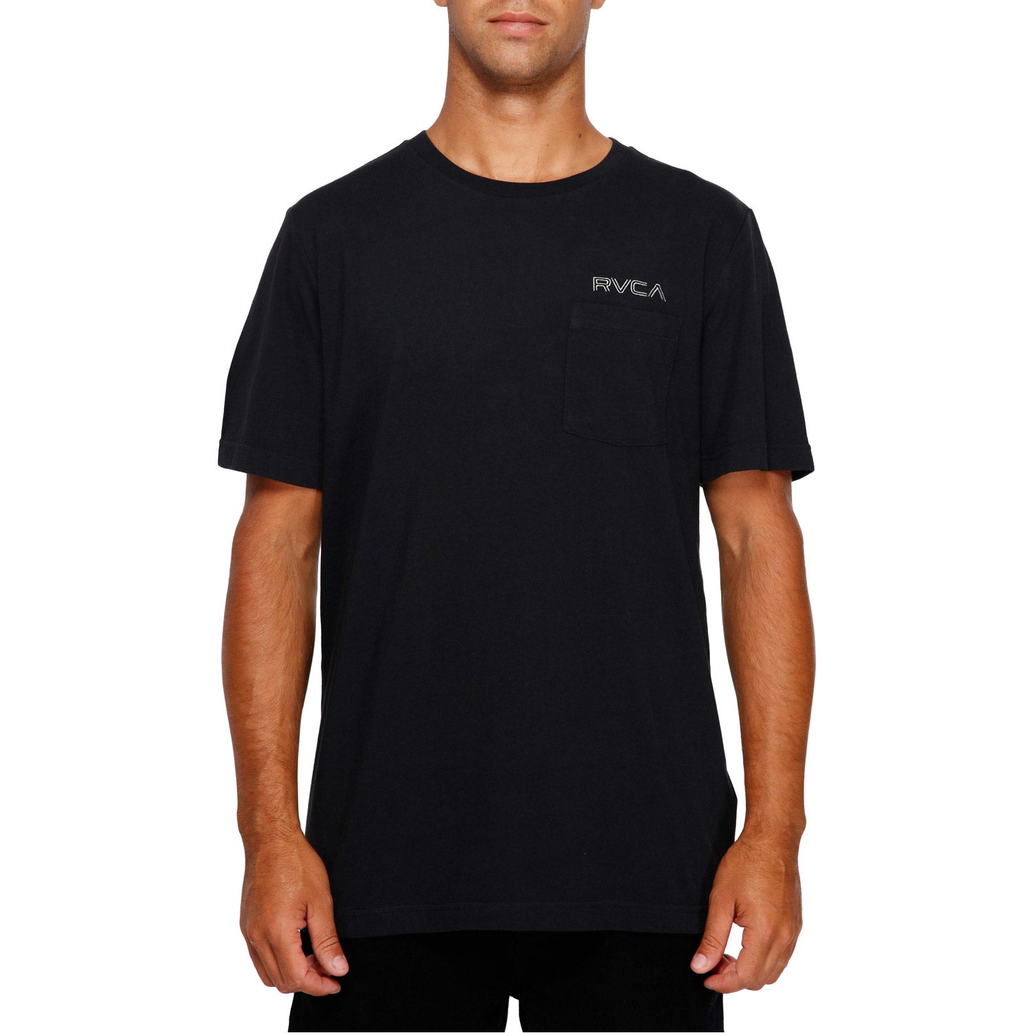 RVCA Keyliner Pocket Short Sleeve Tee Black