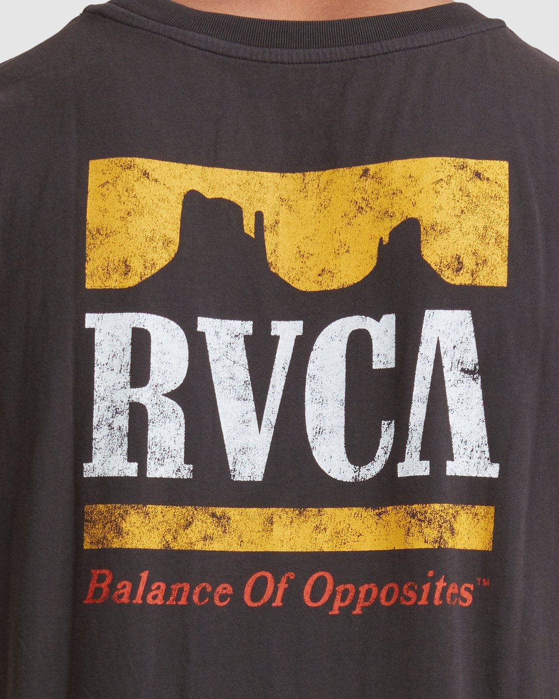 RVCA PACKETS MUSCLE Washed black