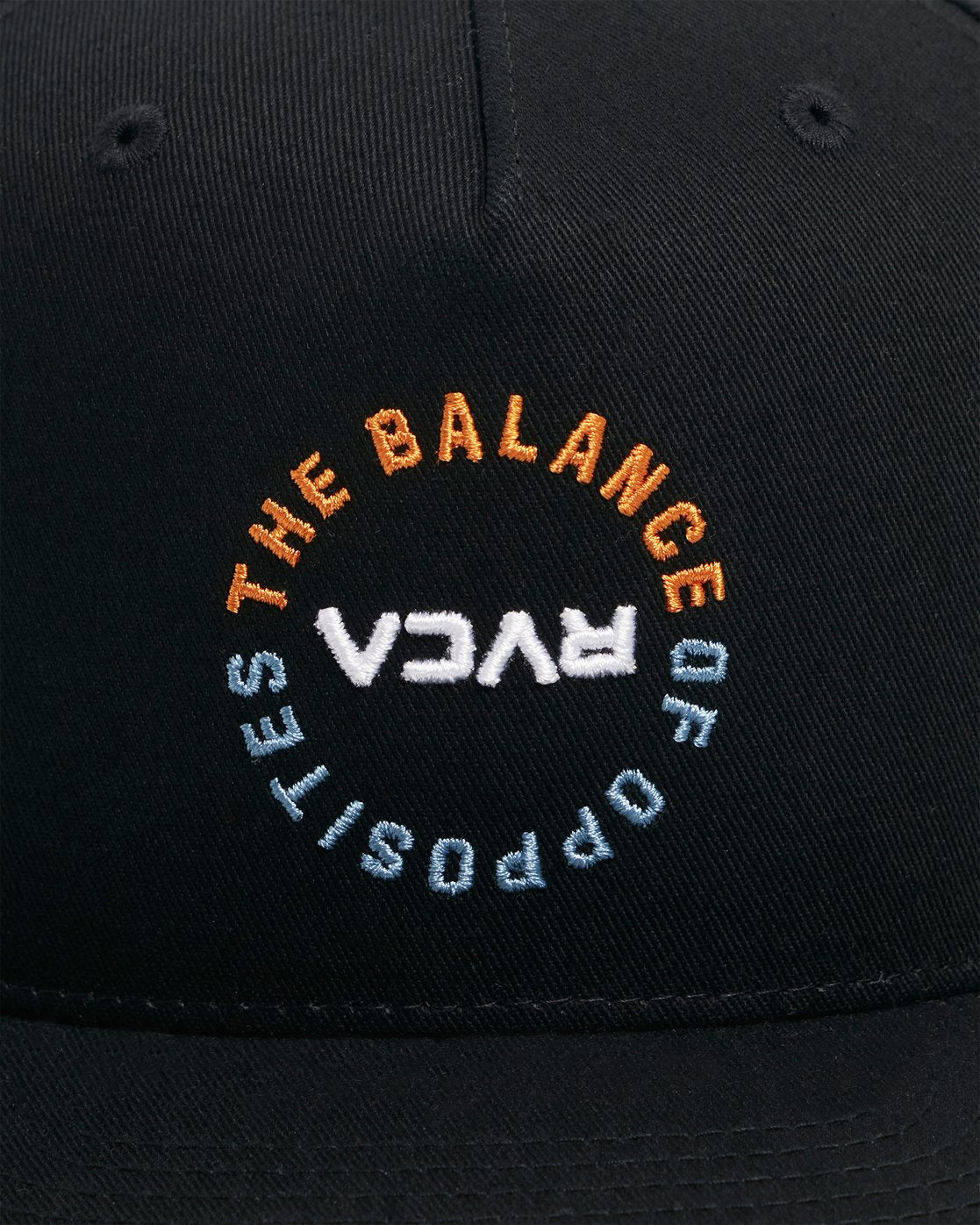 RVCA Rvca Rings Snapback BLACK