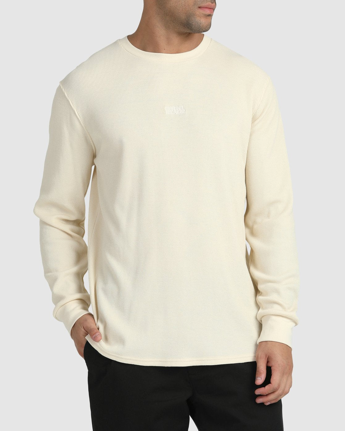 RVCA Rvca Warp Waffle Long Sleeve BLEACHED
