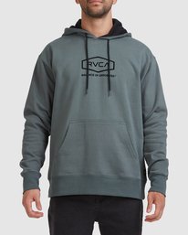 Rvca Rvca Worker Hoodie Balsam green