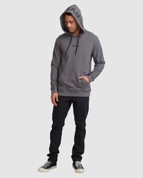 Rvca Shi Boo Ya Pullover Smoke