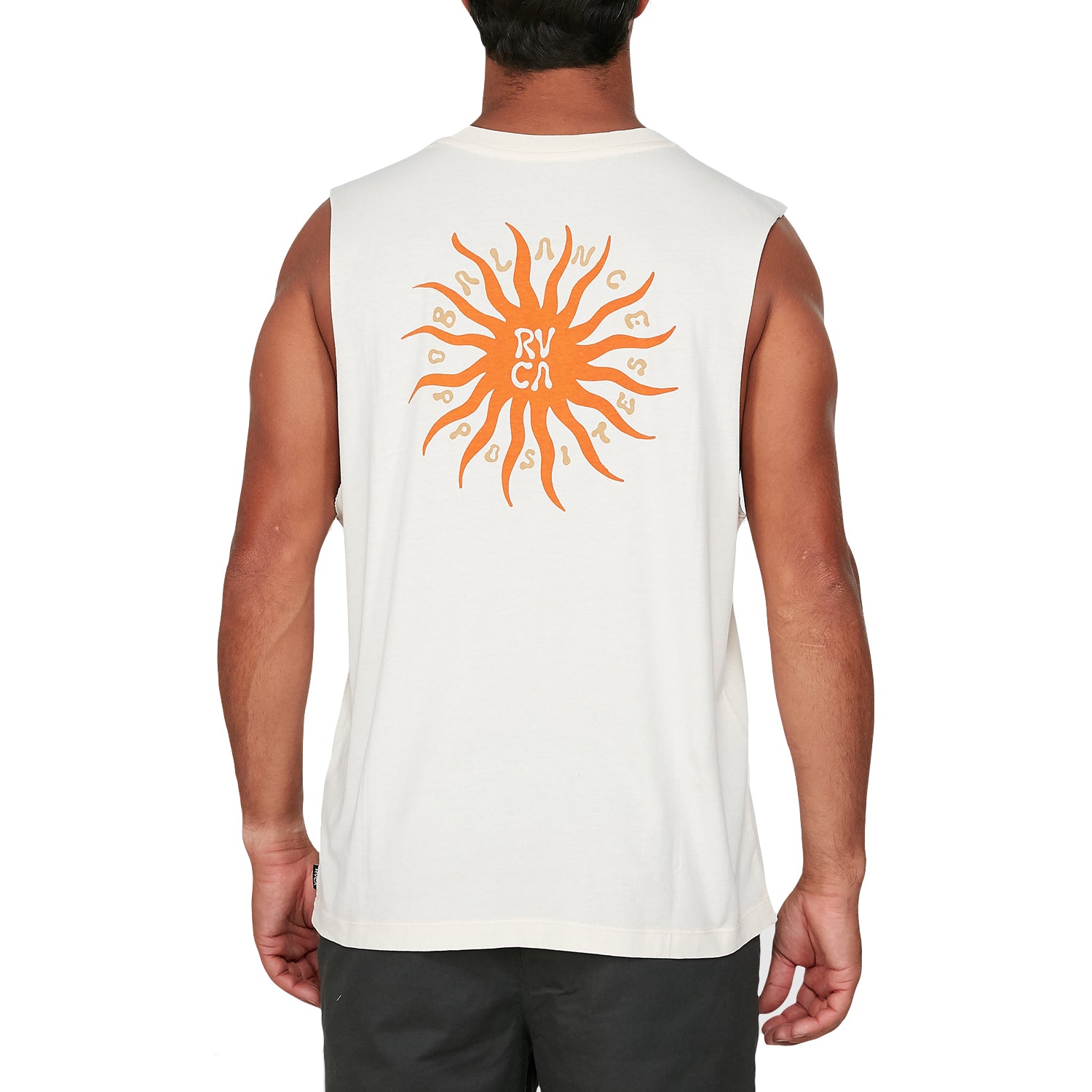 RVCA Sun Of RVCA Muscle Tee Bleached