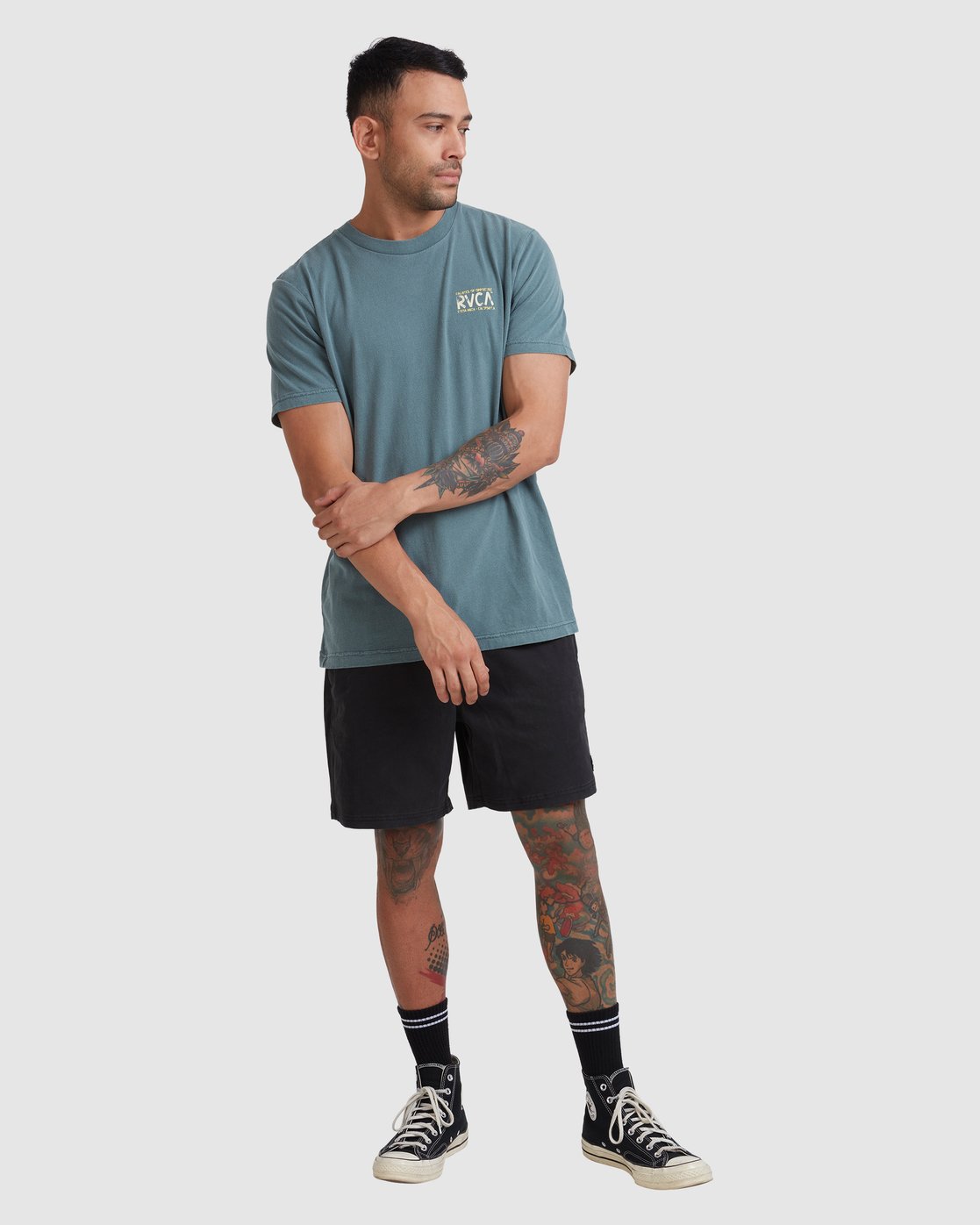 RVCA Tribeca Short Sleeve Tee Balsam green