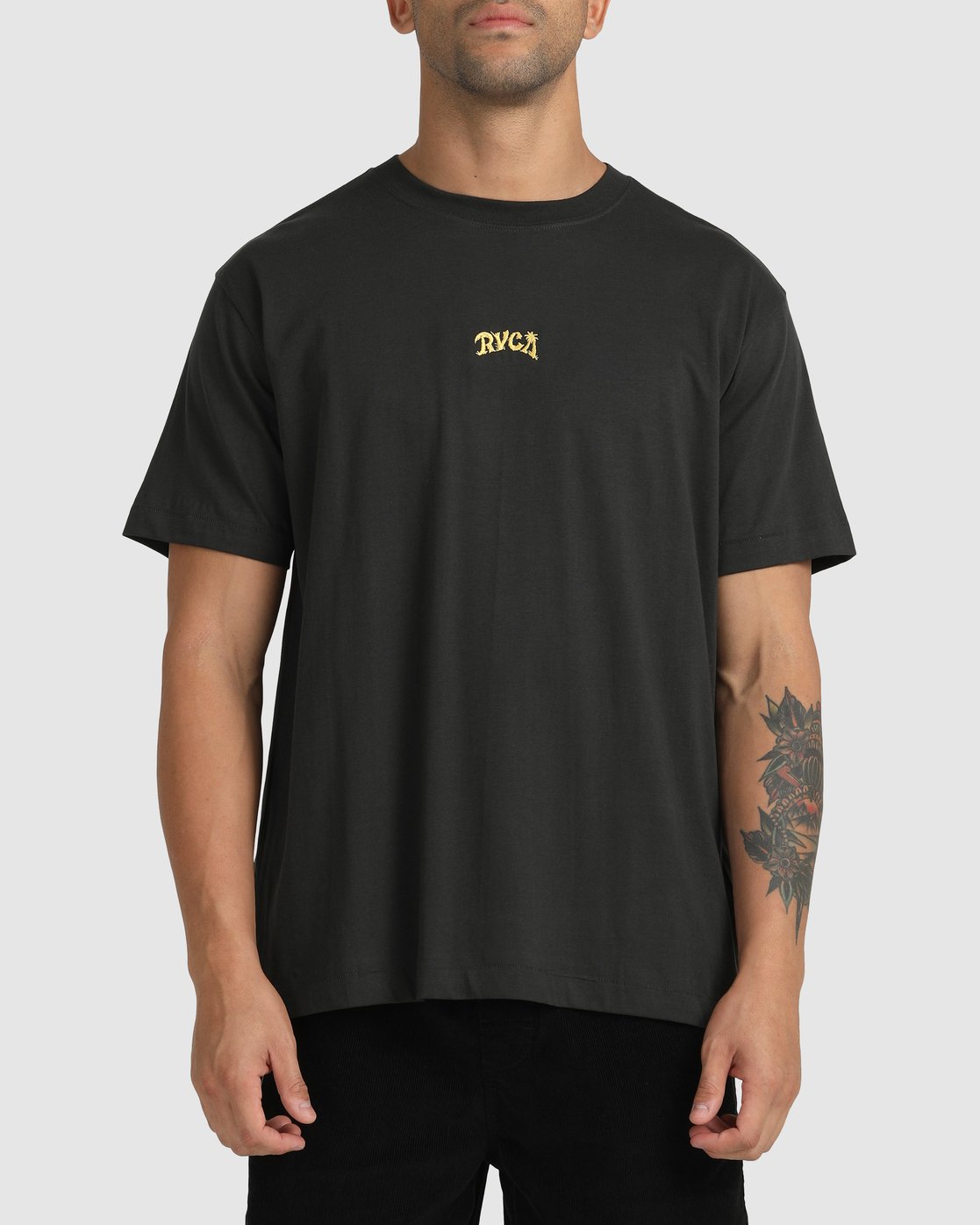 RVCA Tropicali Short Sleeve Tee PIRATE BLACK