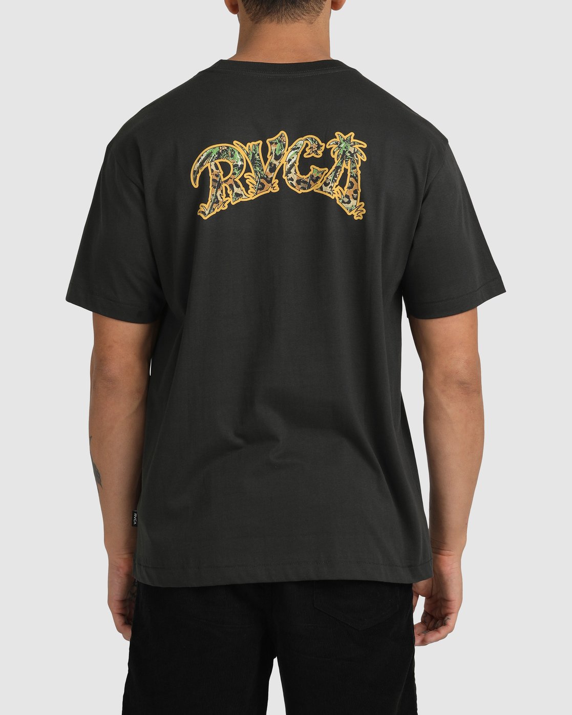 RVCA Tropicali Short Sleeve Tee PIRATE BLACK