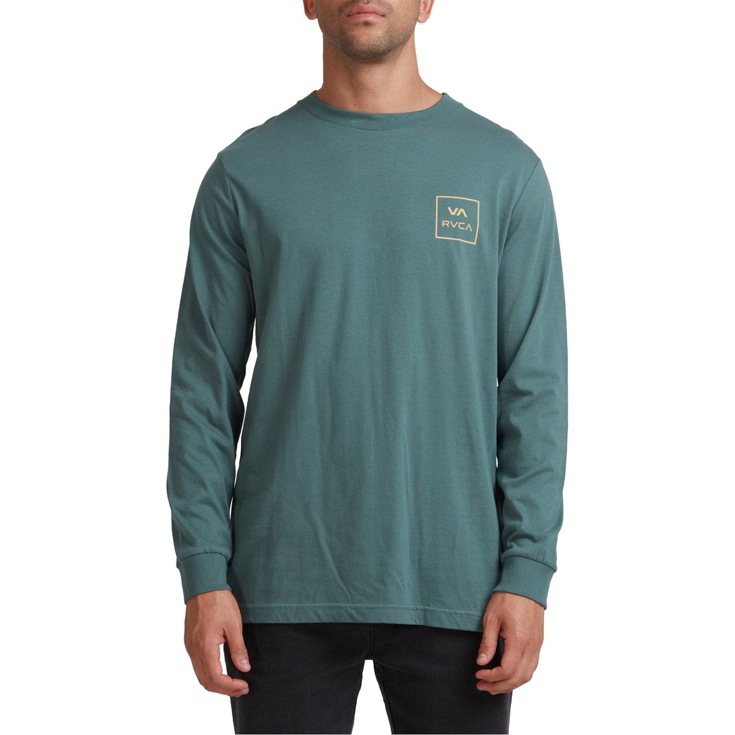 RVCA Va All The Ways Long Sleeve Tee Balsam Green