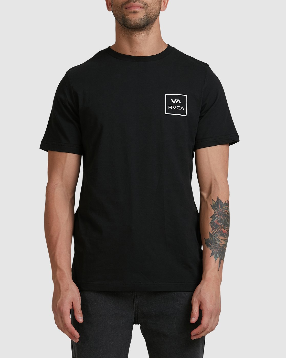 RVCA VA ALL THE WAYS SHORT SLEEVE TEE Black