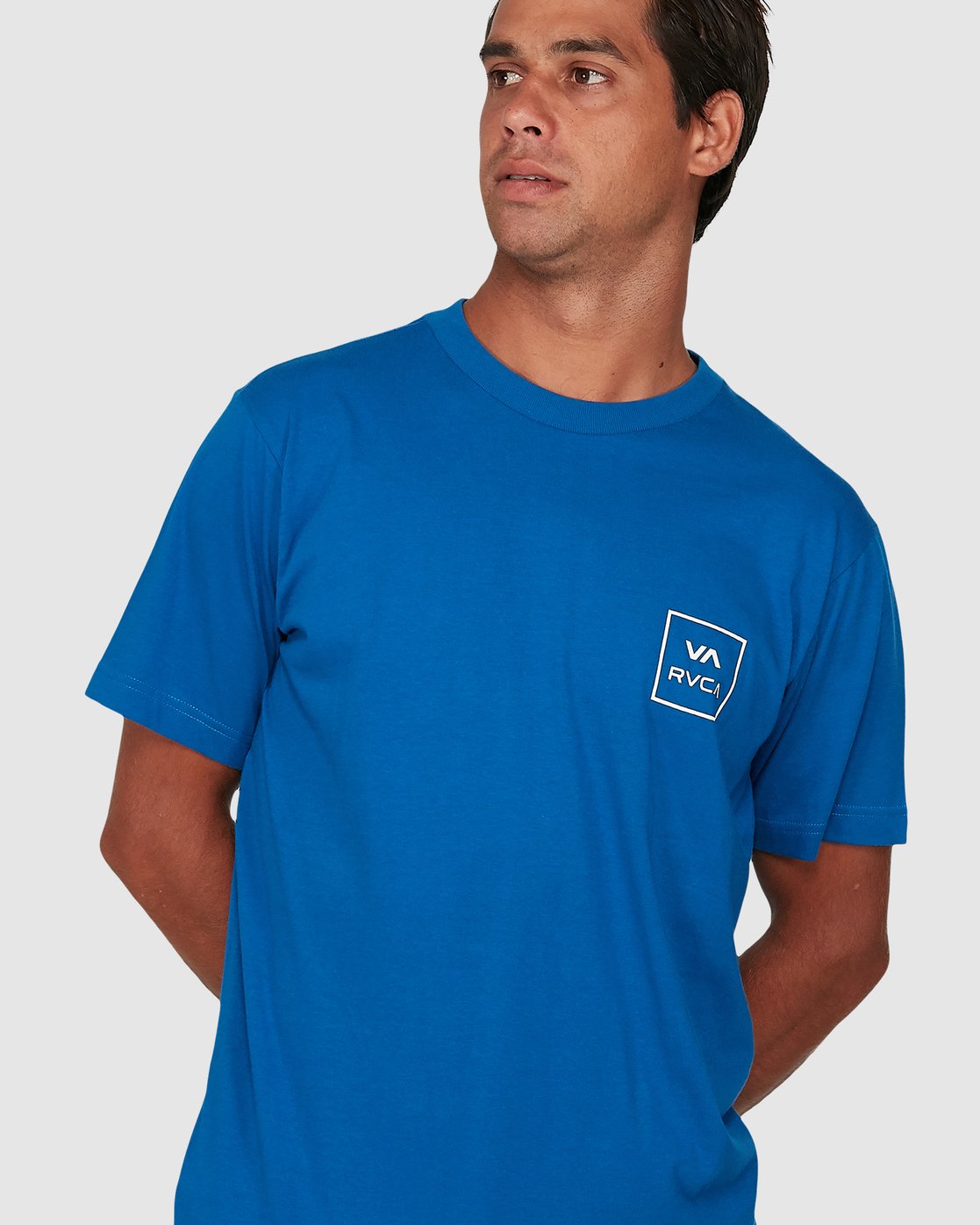 RVCA VA ALL THE WAYS SHORT SLEEVE TEE True blue