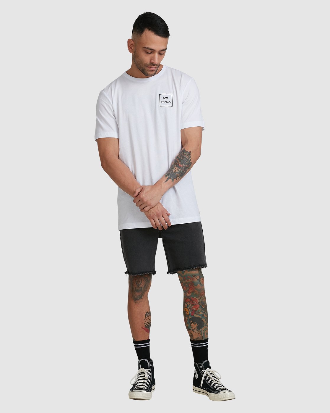 RVCA VA ALL THE WAYS SHORT SLEEVE TEE White
