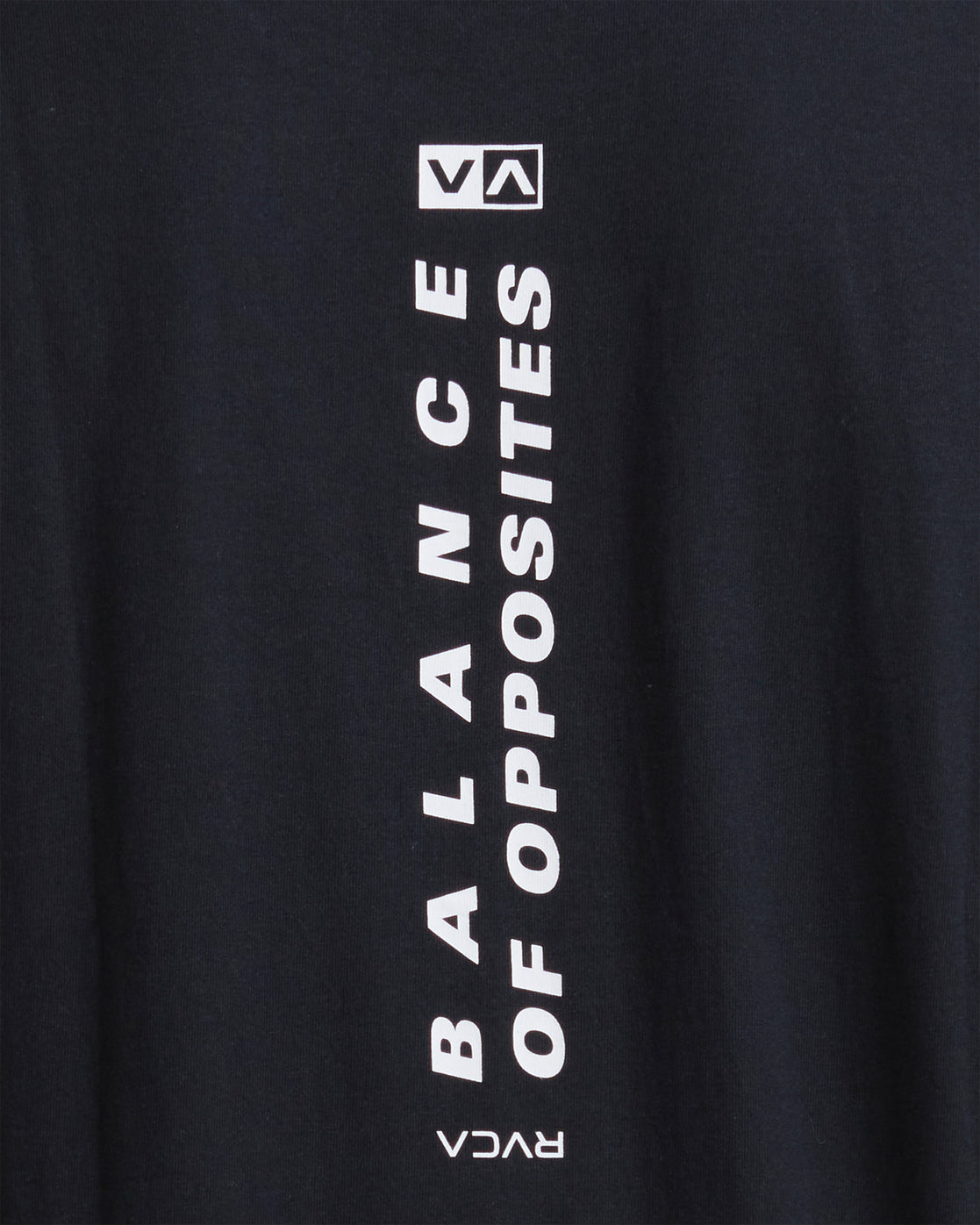 RVCA Vert Organic Short Sleeve Tee BLACK