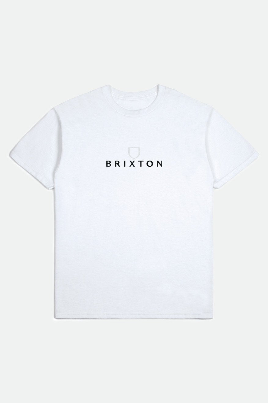 Brixton Alpha Thread S/S Standard Tee White