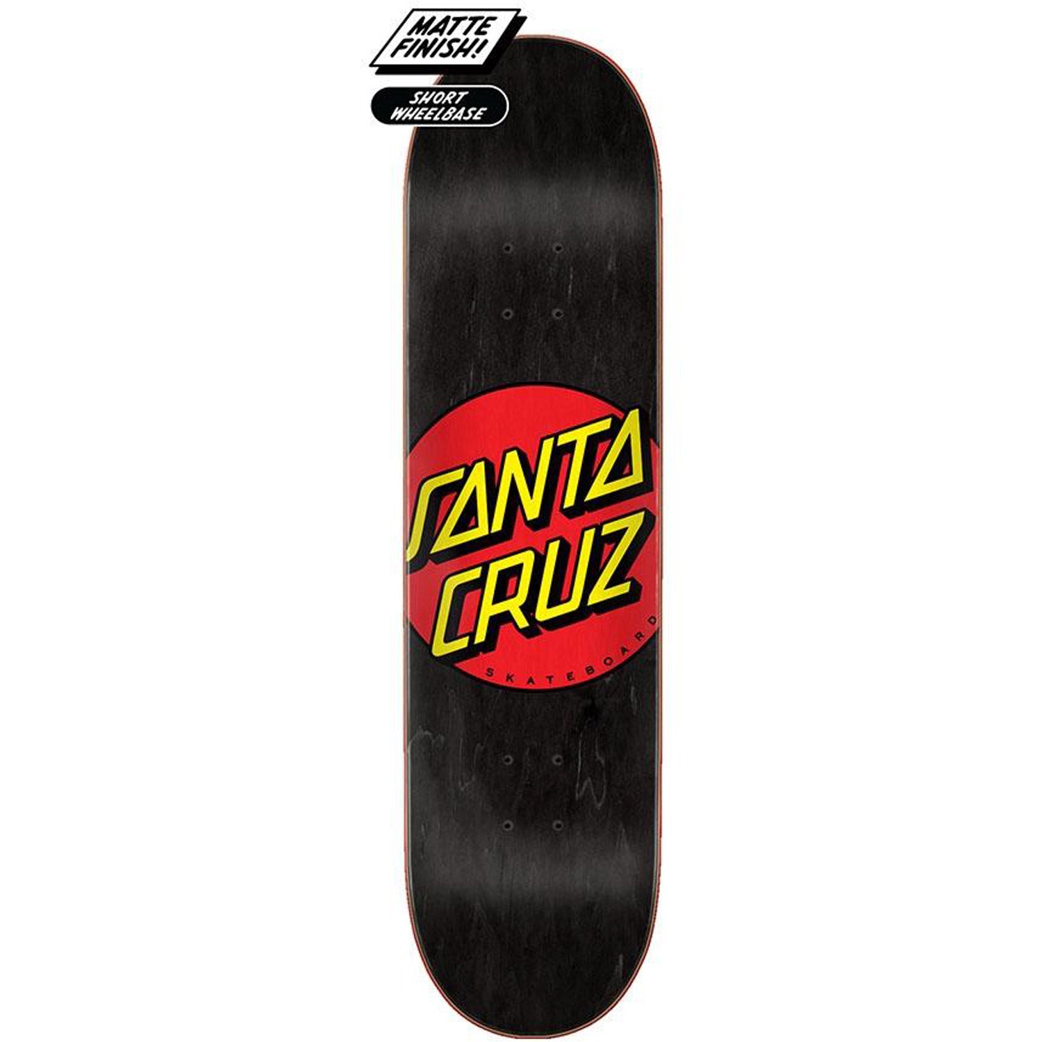 Classic Dot Black 8.25" Skateboard Deck