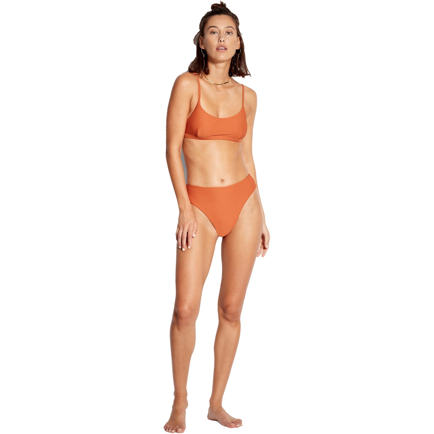 Seafolly Essentials Bralette Bikini Top Punpkin
