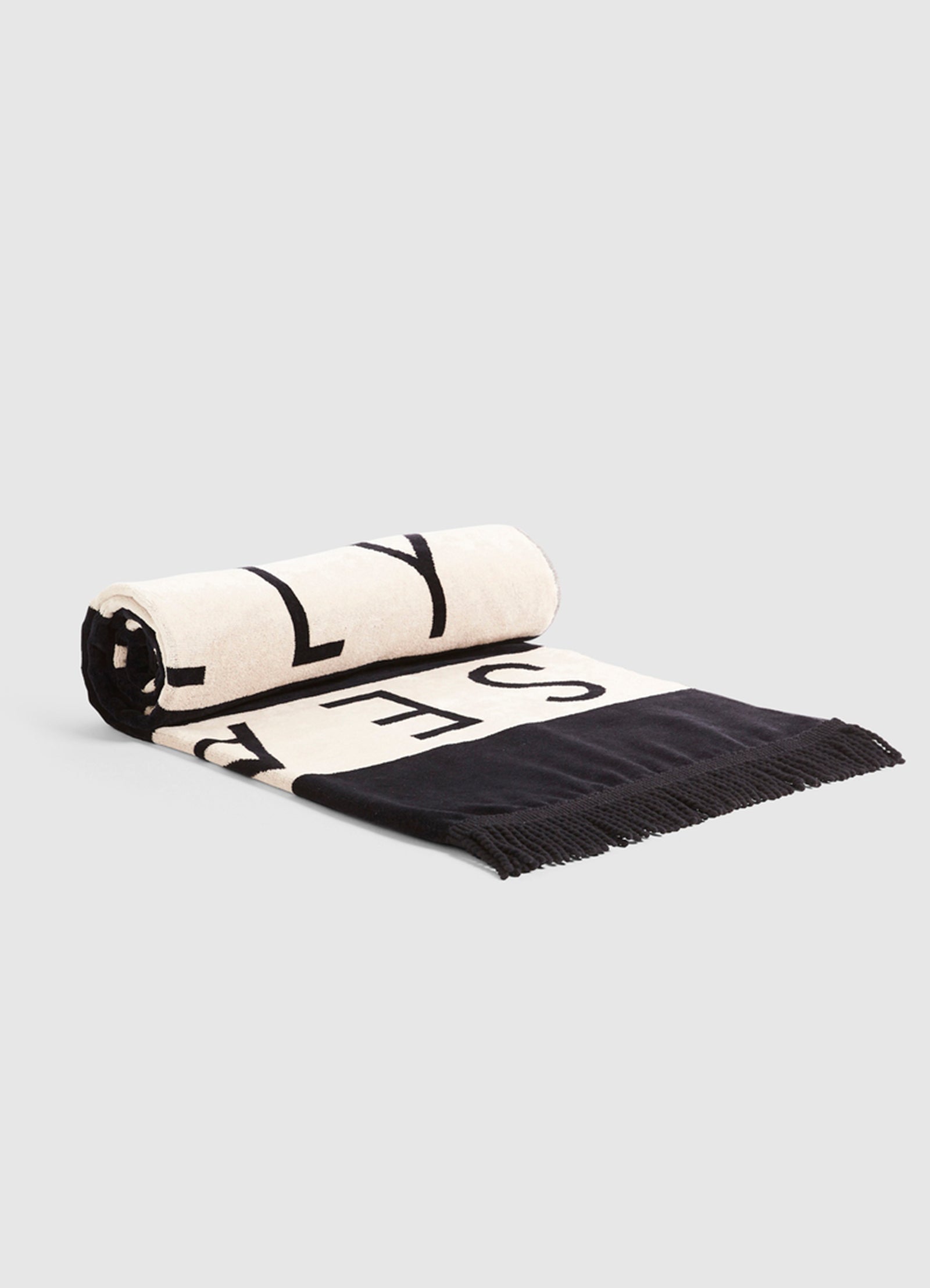 Seafolly Folly Stripe Towel Black