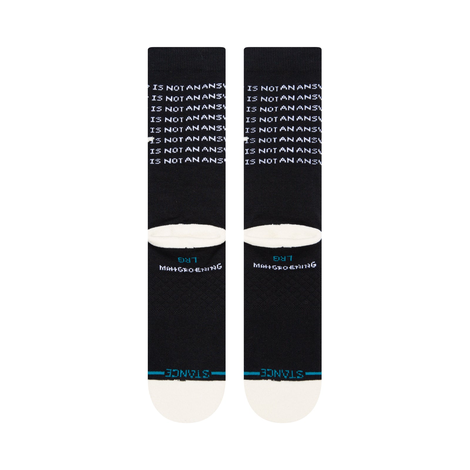 Stance Troubled Socks Black