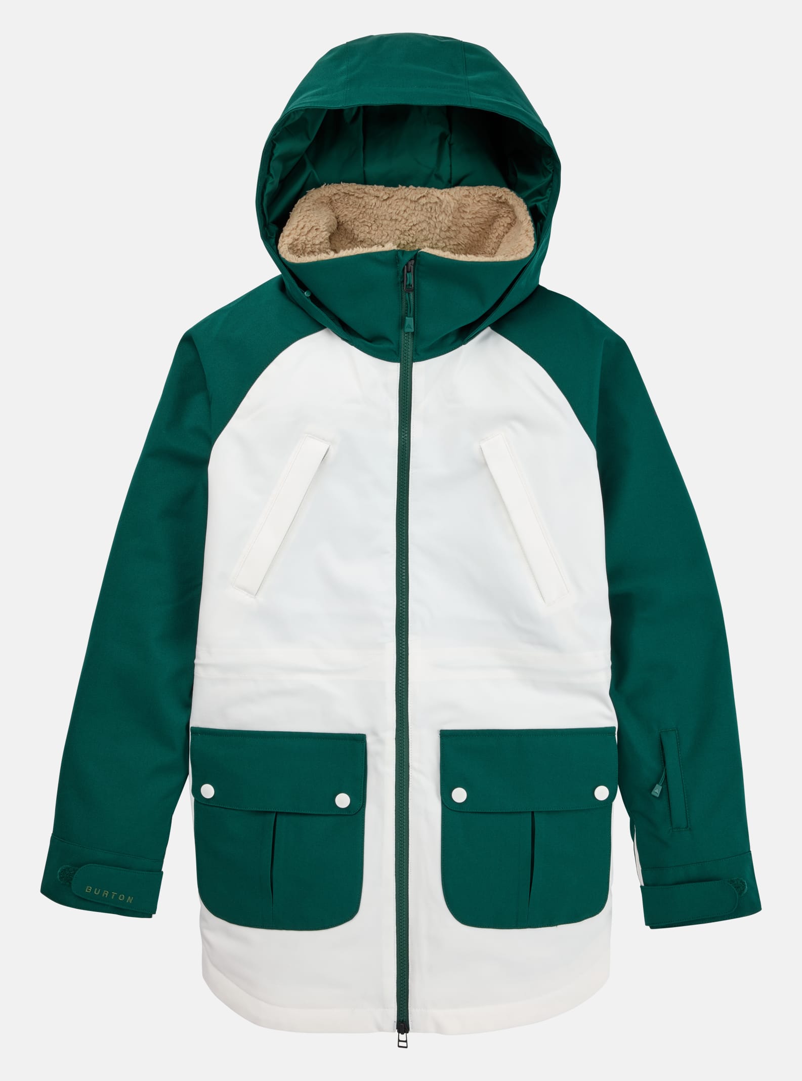 Burton Women's Burton Prowess Jacket Botanical Garden/Stout White