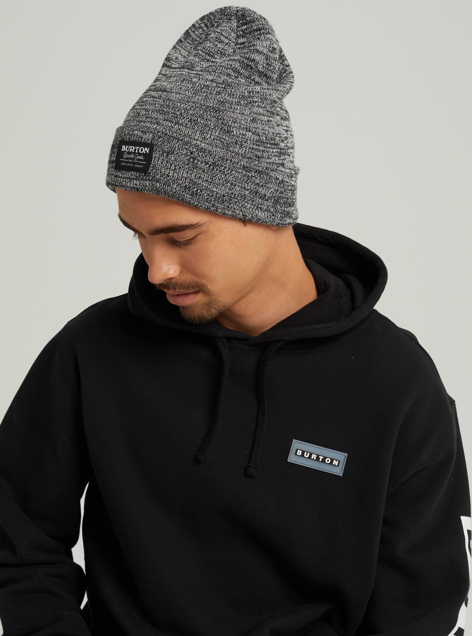Burton Kactusbunch Tall Beanie 2022 True black / stout white marl