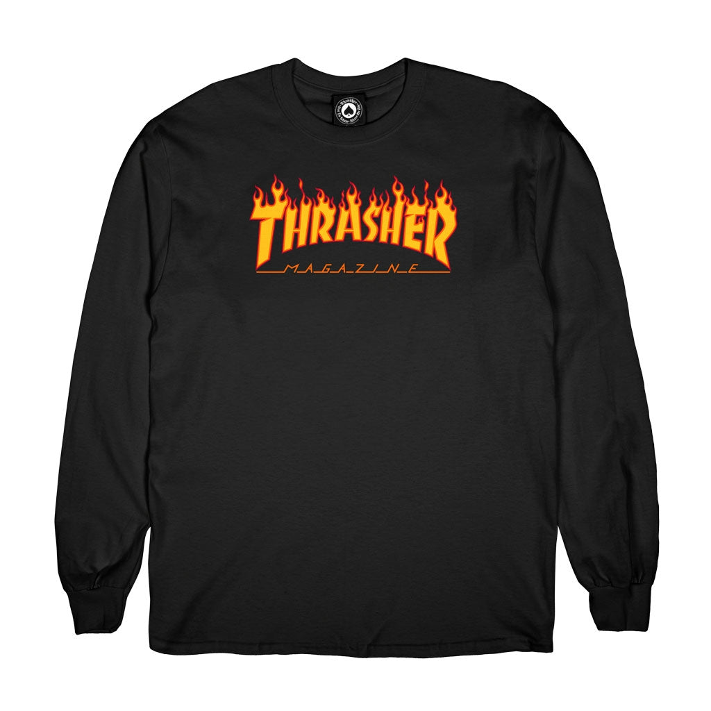 Thrasher Flame LS TShirt