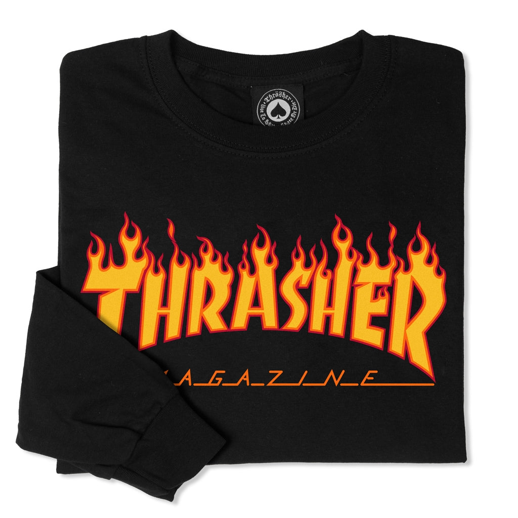Thrasher Flame LS TShirt