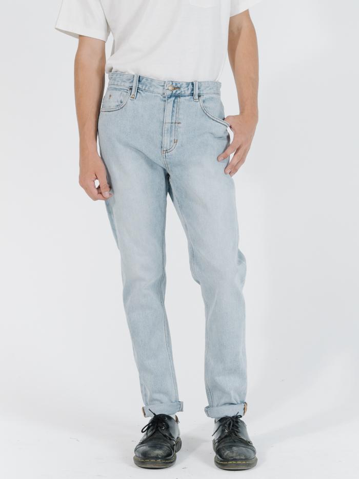 Thrills Buzzcut Denim Jean - Time Worn Blue Time worn blue