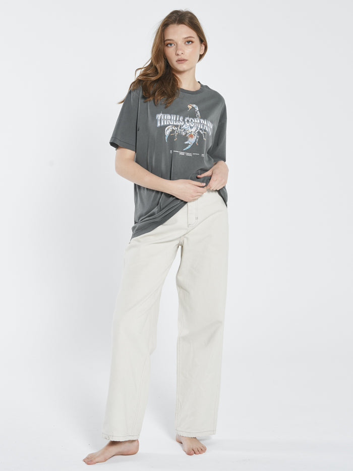 Thrills Chrome Scorpion Merch Fit Tee Merch Black