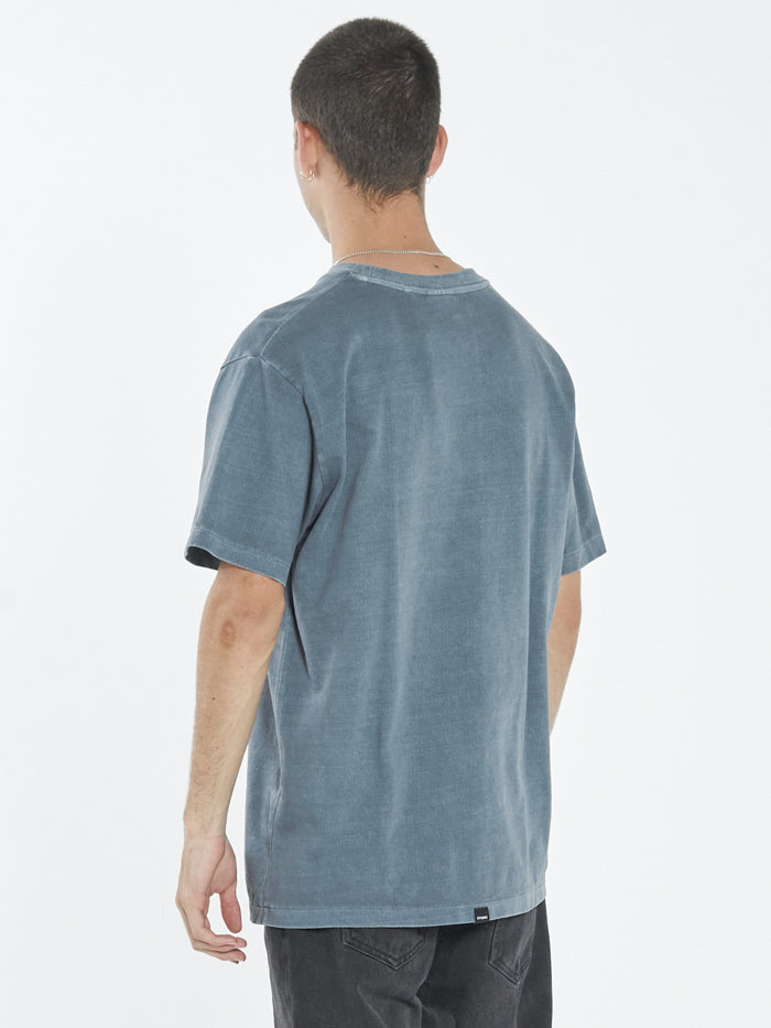 Thrills Eagle Badge Merch Fit Tee AIRFORCE BLUE