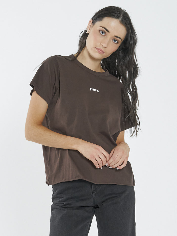 Thrills Minimal Thrills Relaxed Tee Postal Brown