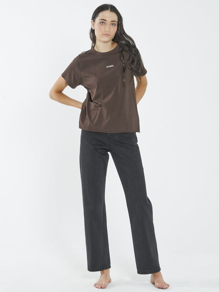 Thrills Minimal Thrills Relaxed Tee Postal Brown